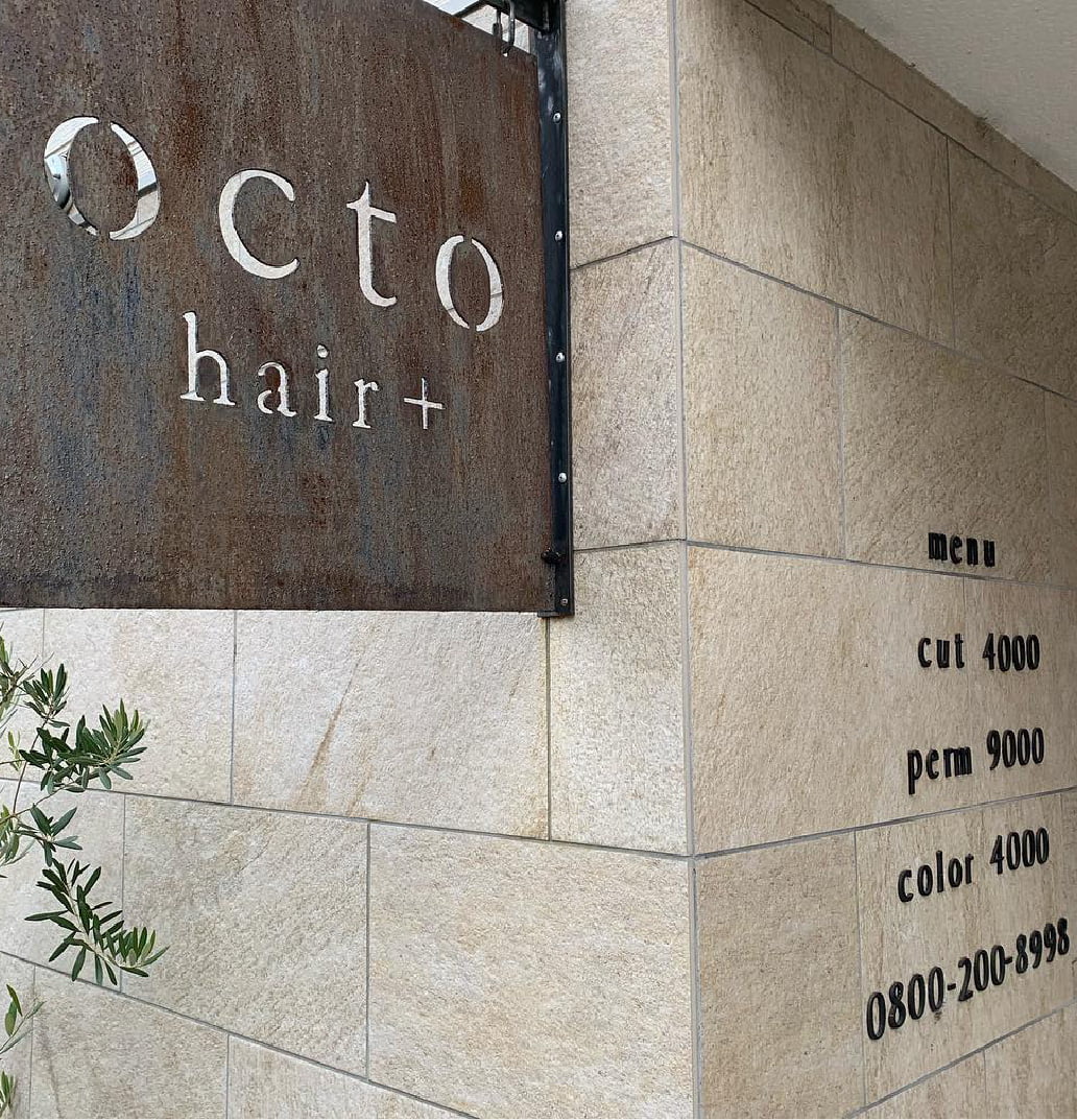 octo hair+店頭